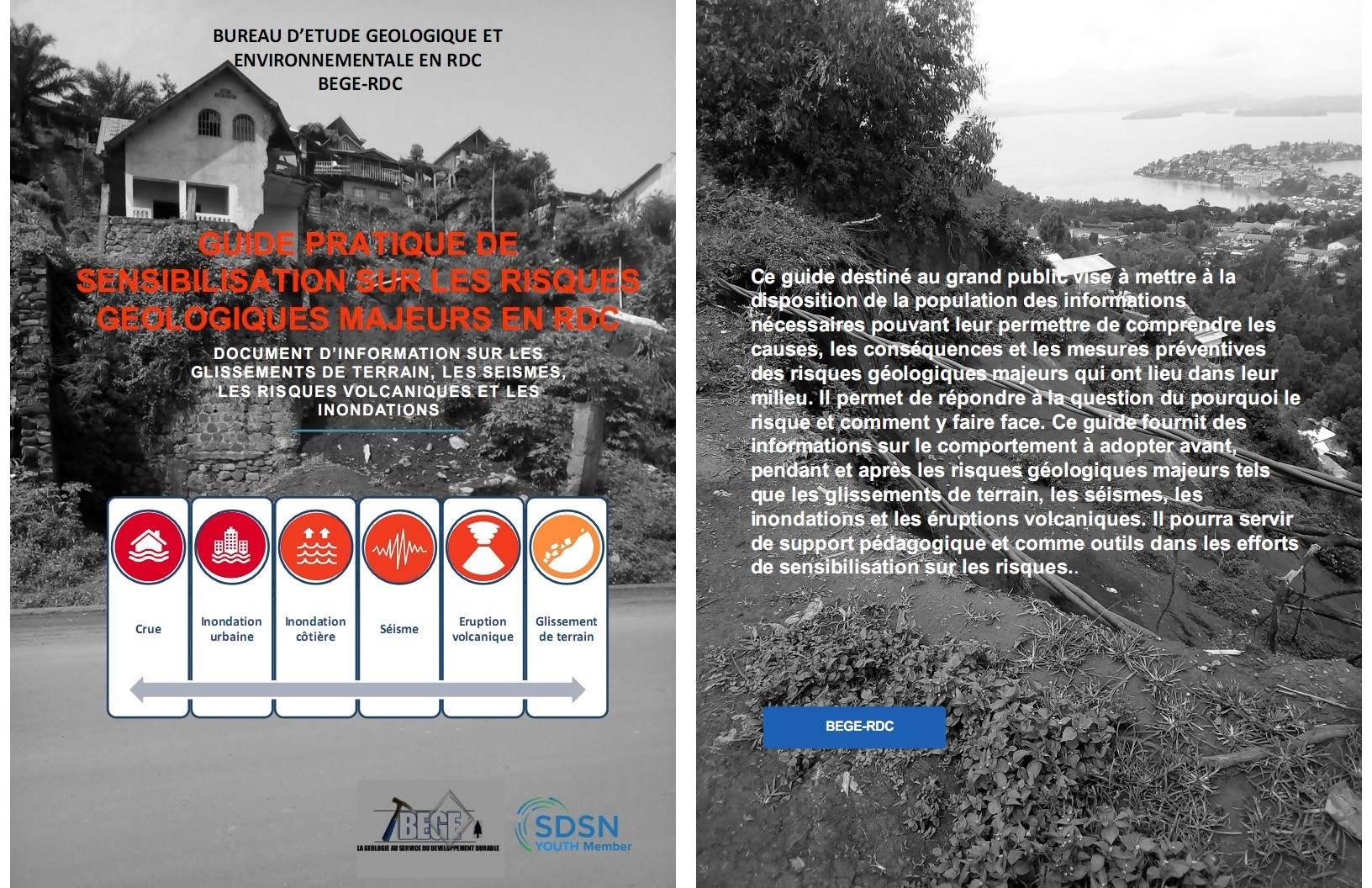 Guide pratique de sensibilisation sur les risques géologiques majeurs en RDC